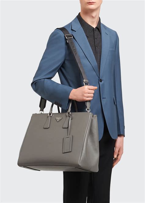 prada men's tote|Prada work tote.